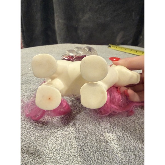 Vintage 1993 ERTL My Little Angel Pony Horse Dallas Water Filled Wings 90s Toy - Picture 7 of 9